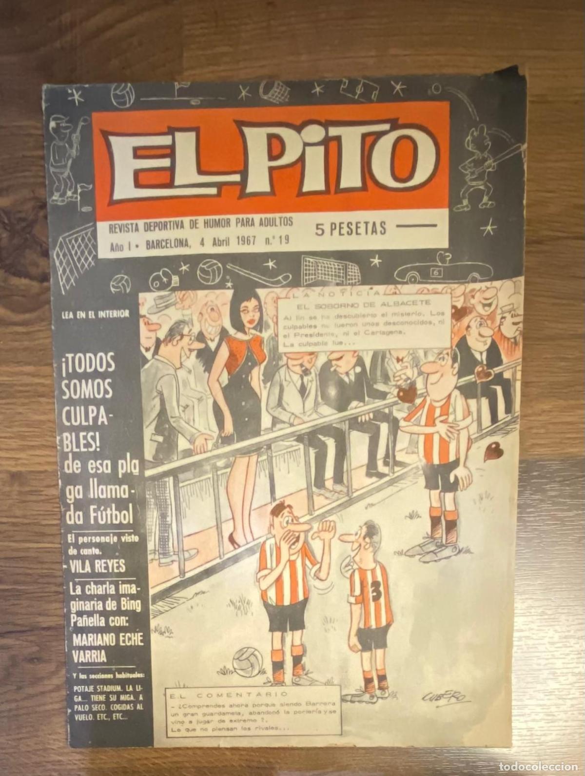 Coleccionismo deportivo: El Pito n&ordm; 19. abril 1967 - Foto 1