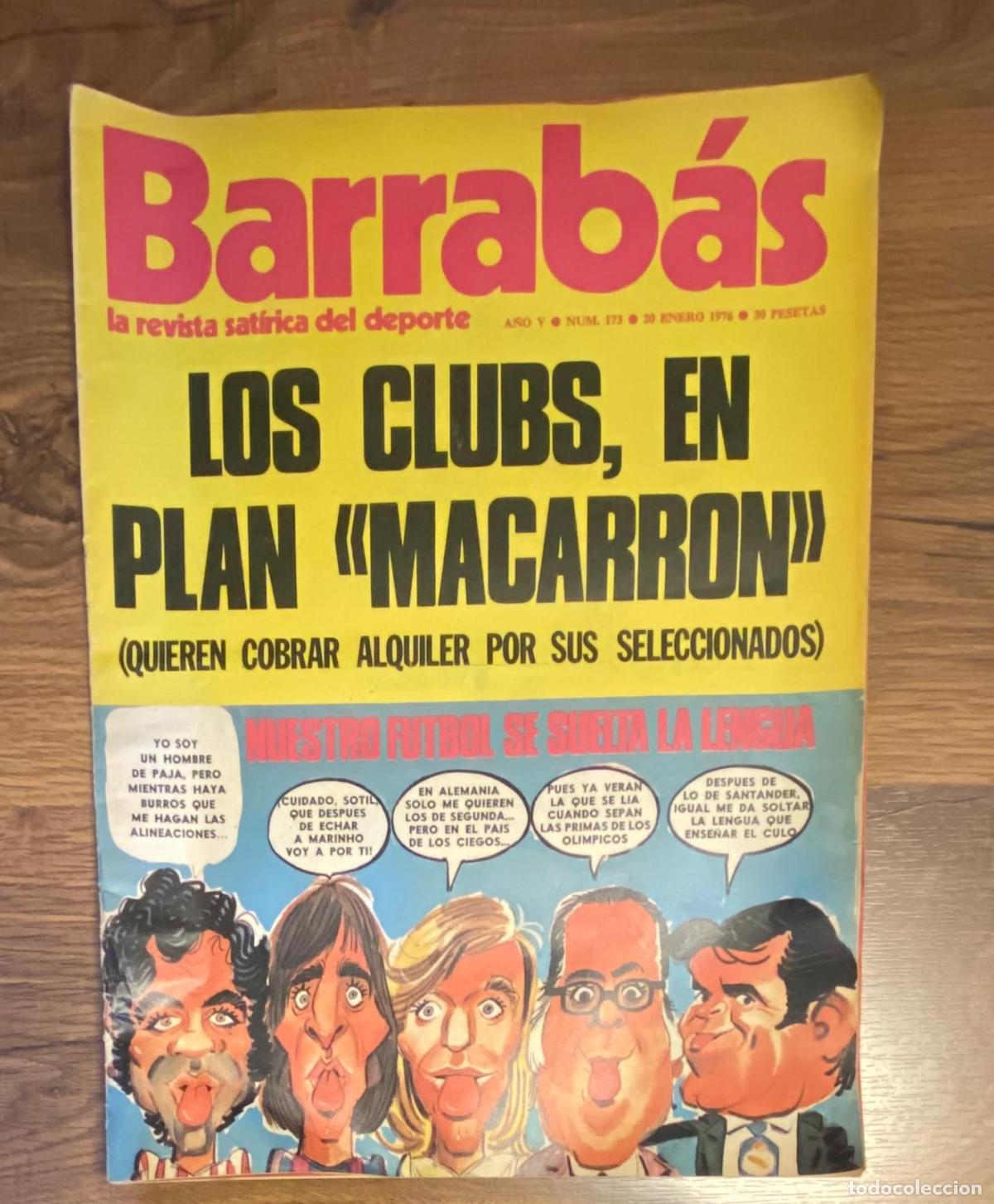 Coleccionismo deportivo: Barrabas n&ordm; 173 (Conserva poster central con chica) - Foto 1