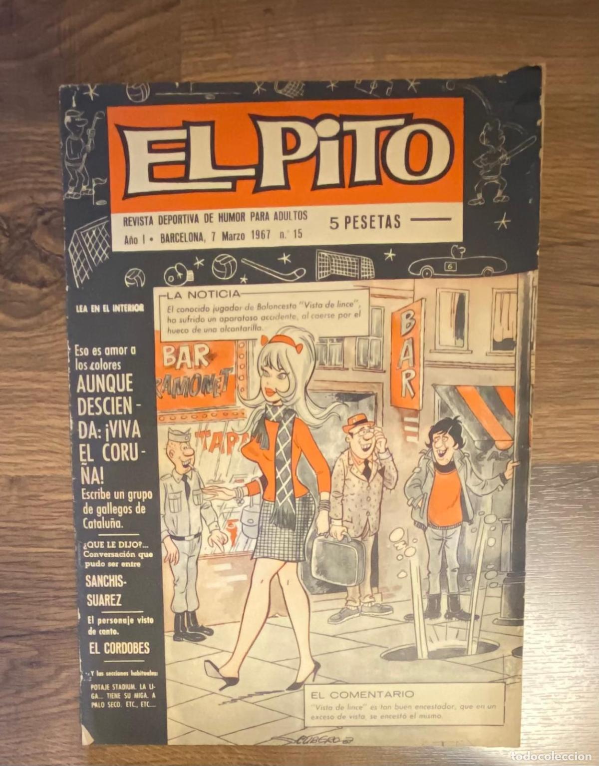Coleccionismo deportivo: El Pito n&ordm; 15. marzo 1967 - Foto 1