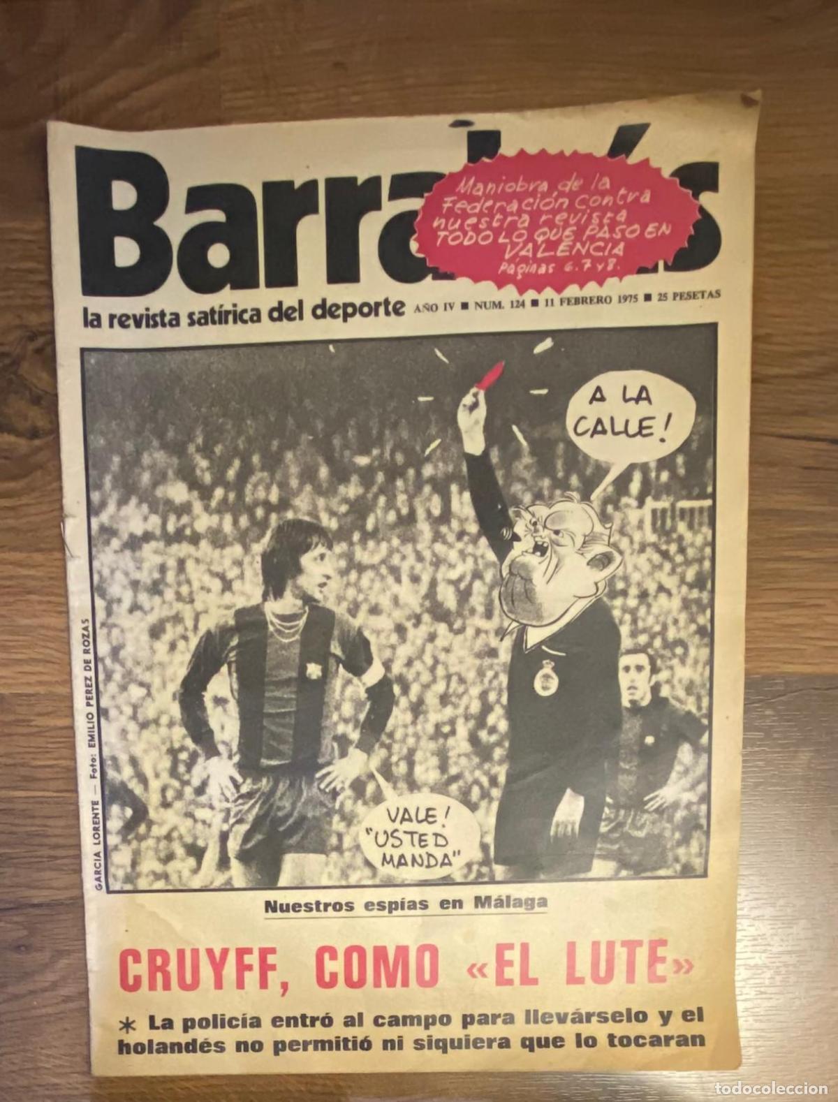 Coleccionismo deportivo: Barrabas n&ordm; 124 (contiene poster central de chica) - Foto 1