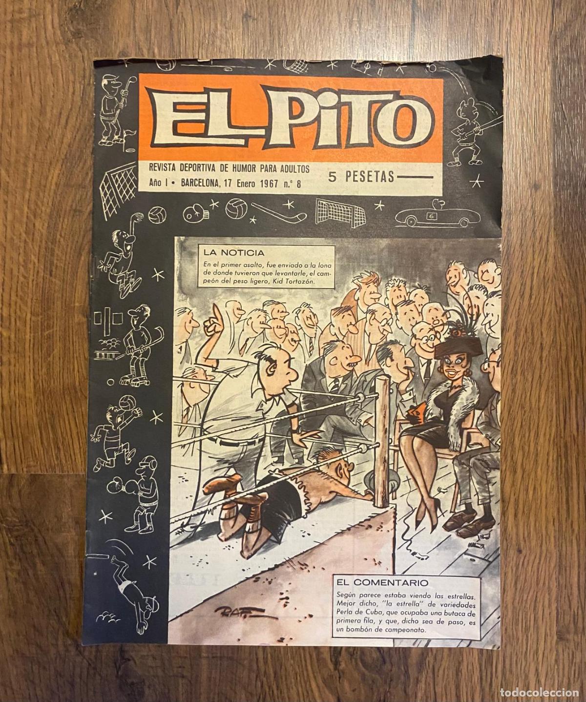 Coleccionismo deportivo: El Pito n&ordm; 8. Enero de 1967 - Foto 1