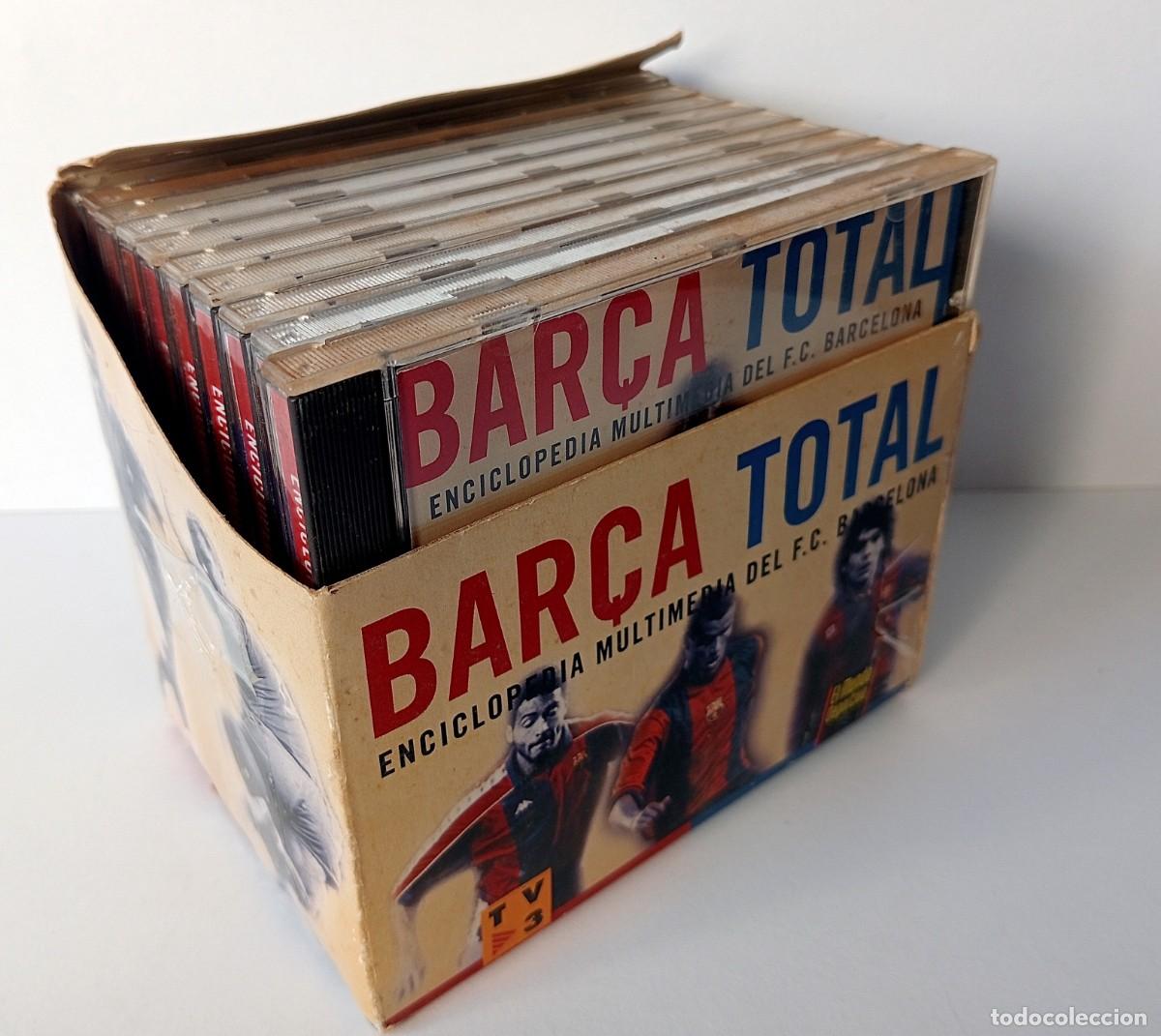 Coleccionismo deportivo: BAR&Ccedil;A TOTAL: ENCICLOPEDIA MULTIMEDIA F.C. BARCELONA - Foto 1