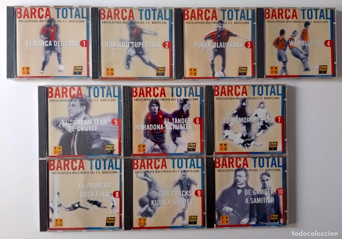 Coleccionismo deportivo: BAR&Ccedil;A TOTAL: ENCICLOPEDIA MULTIMEDIA F.C. BARCELONA - Foto 6