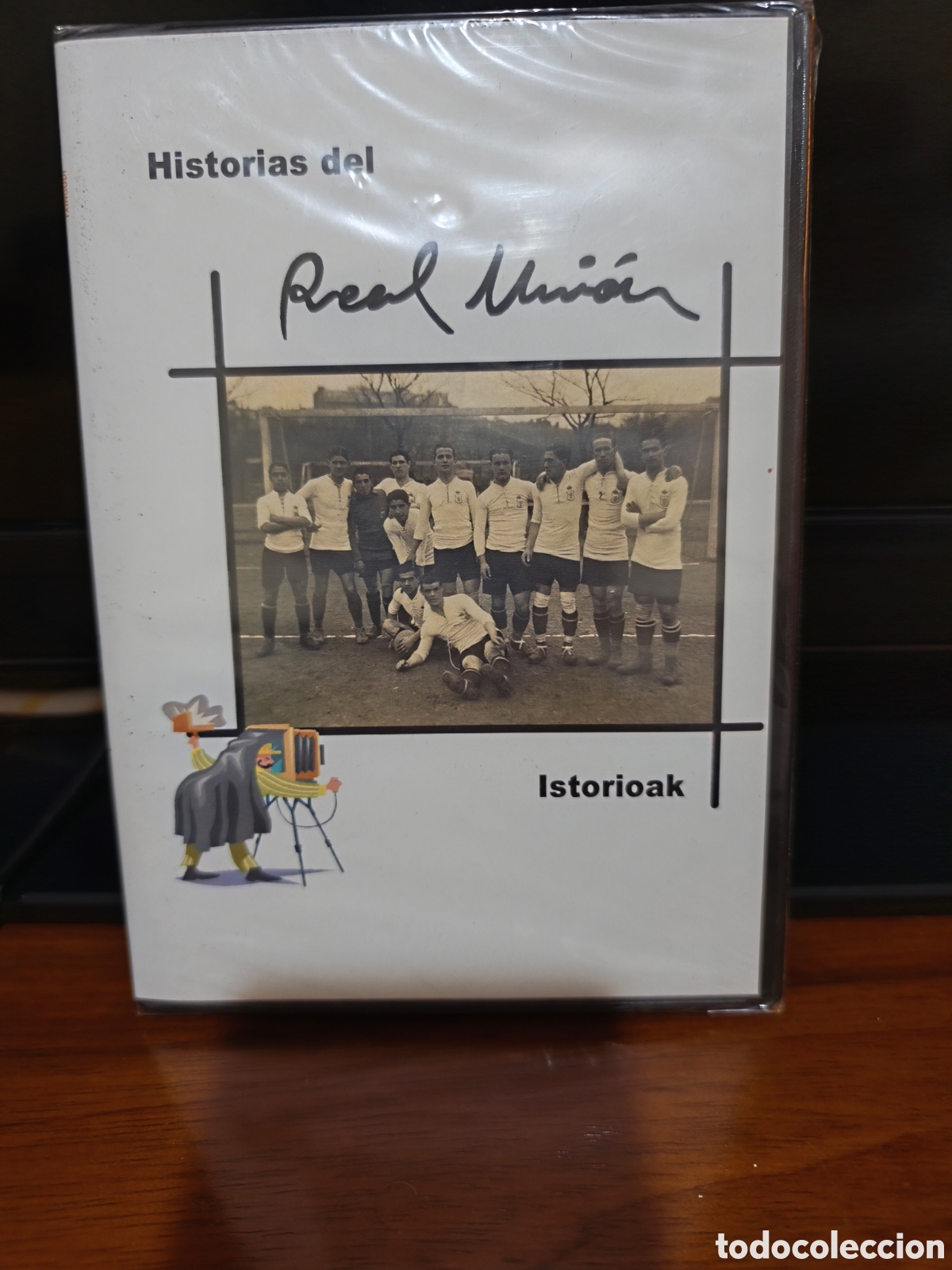 Coleccionismo deportivo: Historias del Real Uni&oacute;n. DVD.