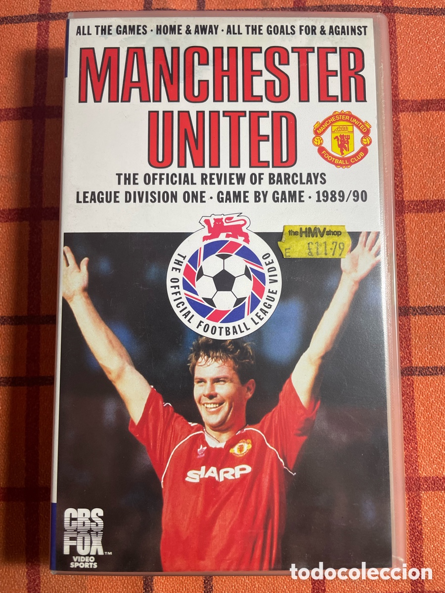 Coleccionismo deportivo: Manchester United - The Official 1989/90 Season Review - VHS Original CBS Fox (Temporada 89/90)