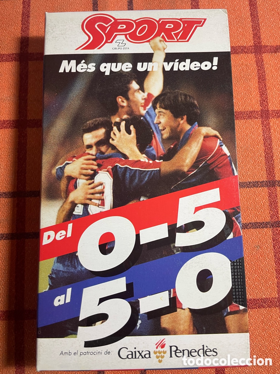 Coleccionismo deportivo: Del 0-5 al 5-0 - VHS Original SPORT (Grupo Zeta) - Bar&ccedil;a vs Real Madrid Cl&aacute;sico 1994