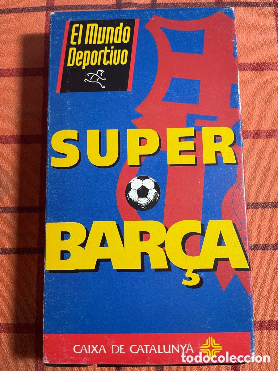 Coleccionismo deportivo: Super Bar&ccedil;a - VHS Original El Mundo Deportivo (Historia del FC Barcelona) - Edici&oacute;n en catal&aacute;n
