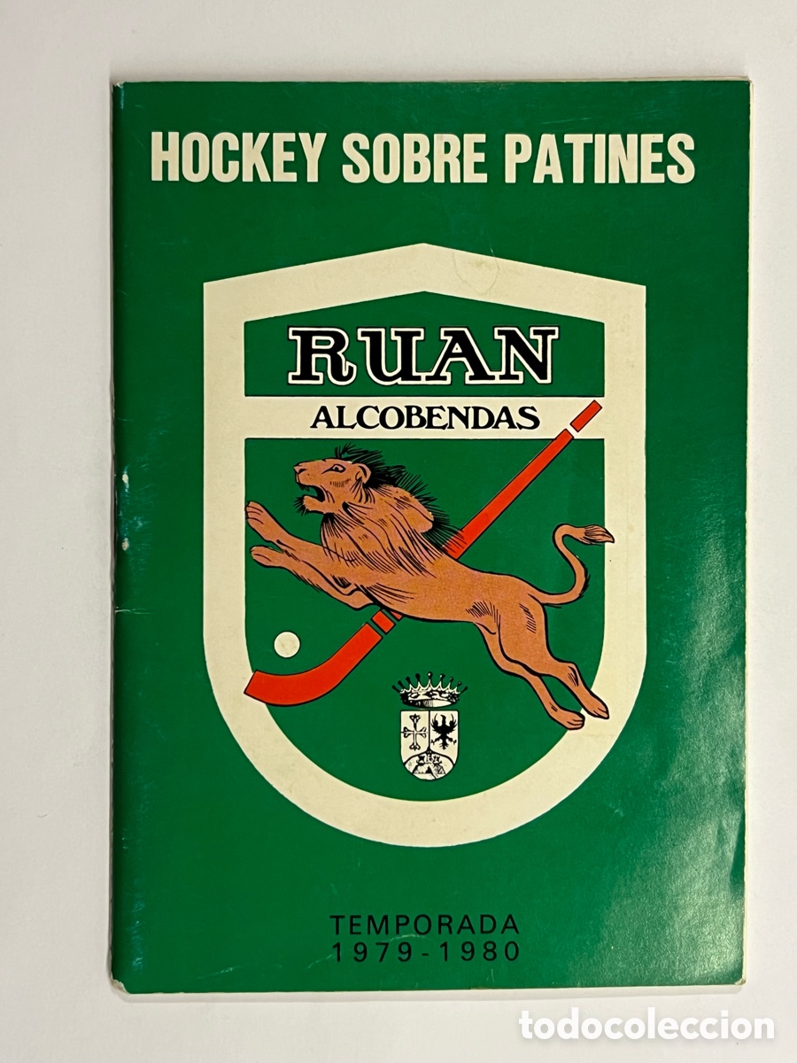 Coleccionismo deportivo: ALCOBENDAS. HOCKEY SOBRE PATINES.. Club Ruan.. programa Temporada 1979-1980