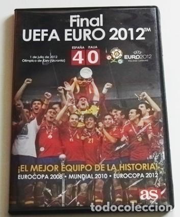 Coleccionismo deportivo: DVD PARTIDO FINAL EUROCOPA 2012 ESPA&Ntilde;A ITALIA F&Uacute;TBOL UEFA CAMPEONES EURO COPA DEPORTE DOC. HIST&Oacute;RICO