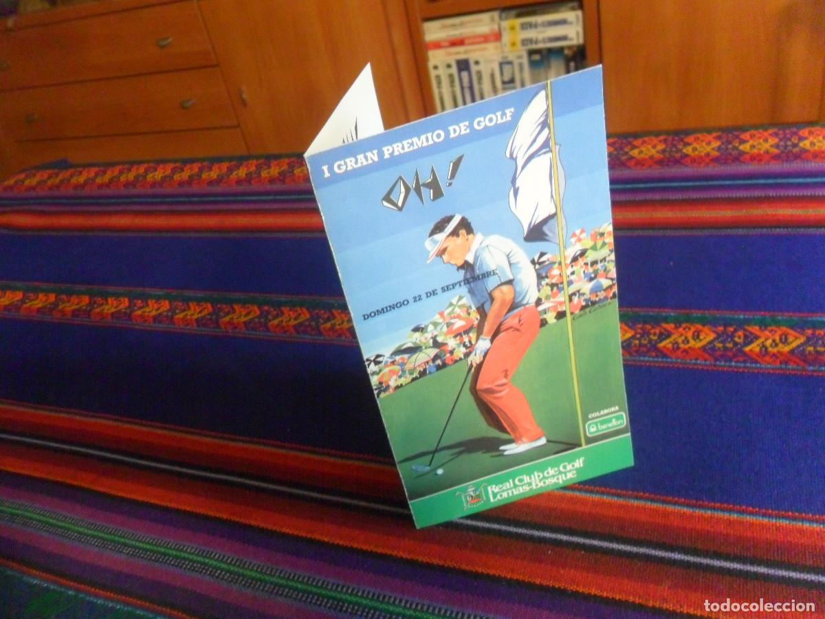Coleccionismo deportivo: D&Iacute;PTICO I GRAN PREMIO DE GOLF DE MADRID 1985 PATROCINA DISCOTECA OH! MADRID Y BENETTON. RARO. MBE.