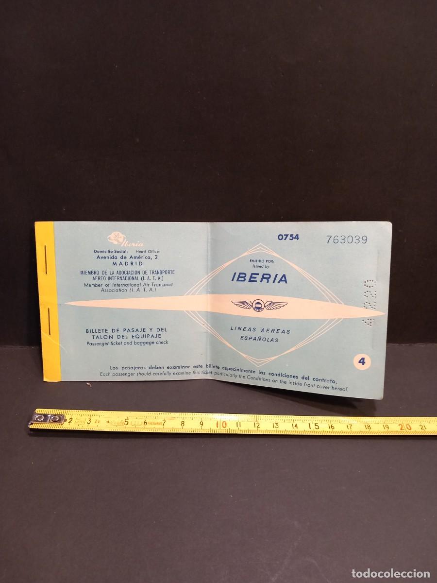 Coleccionismo deportivo: IBERIA BILLETE DE AVI&Oacute;N / COMPRA M&Iacute;NIMA 5&euro;