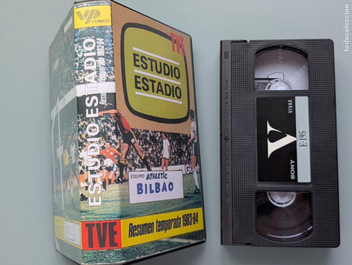 Coleccionismo deportivo: CINTA IMPOSIBLE ATHLETIC CLUB BILBAO CAMPEON LIGA 1983/84 83/84 RESUMENES PARTIDOS ESTUDIO ESTADIO