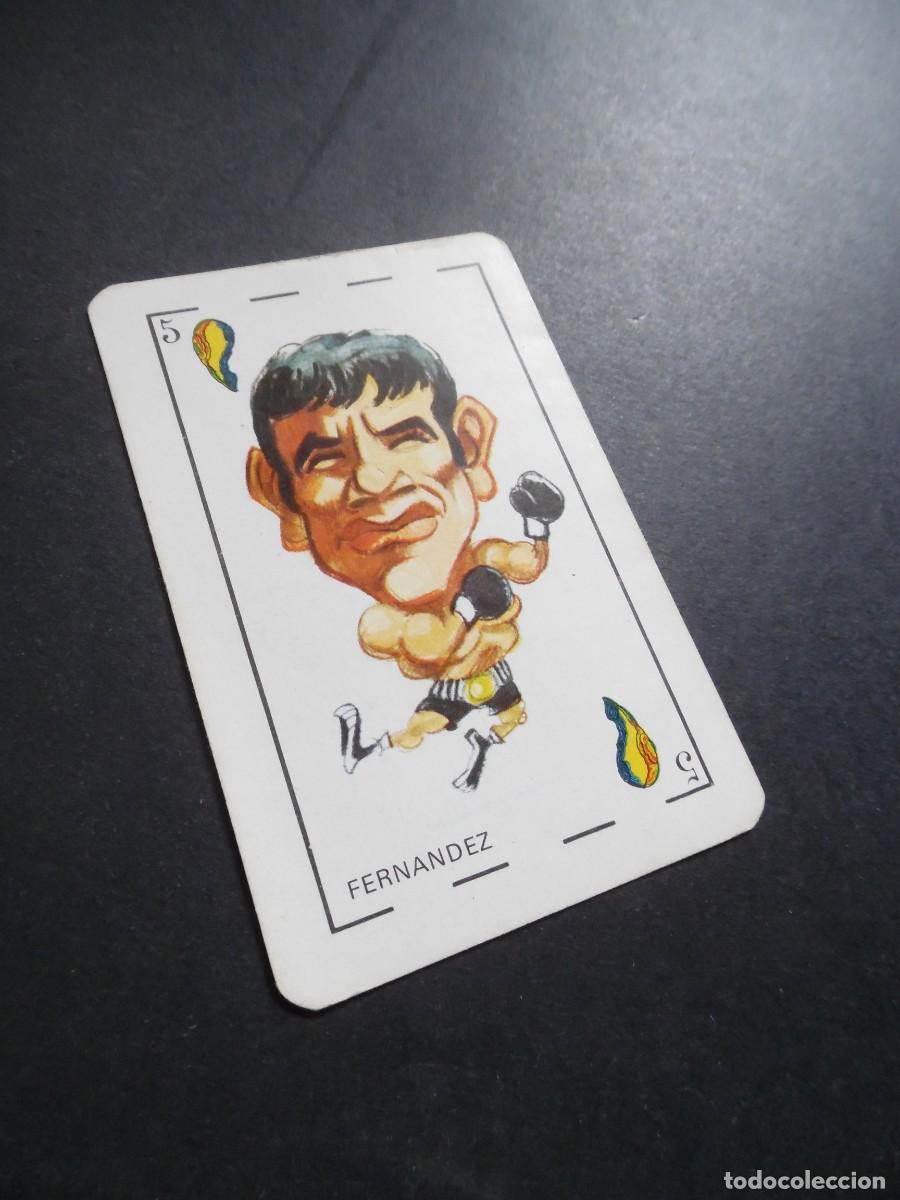 Coleccionismo deportivo: Perico Fern&aacute;ndez. Naipe de Ediciones Amaika, a&ntilde;os 80