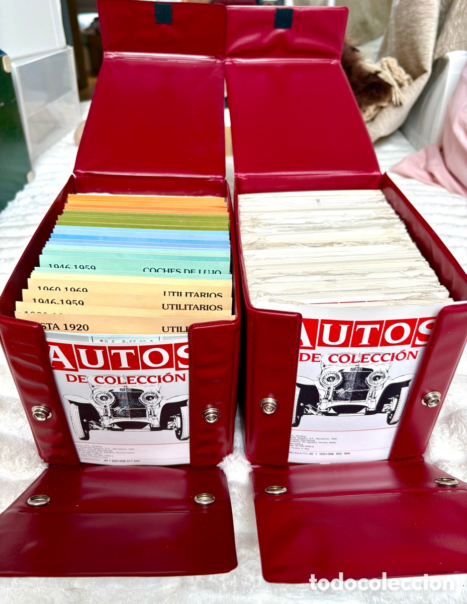 Coleccionismo deportivo: - PRECINTADO JOYA - AUTOS DE COLECCION COMPLETA 2000 FICHAS, 2 ARCHIVADORES -ed. PLANETA