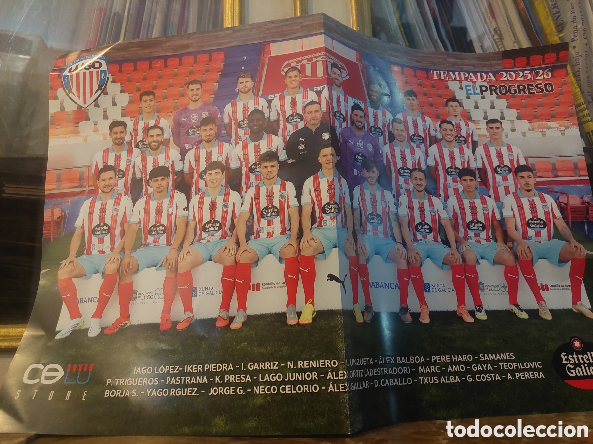 Coleccionismo deportivo: 2025/26 P&Oacute;STER CLUB DEPORTIVO LUGO F&Uacute;TBOL