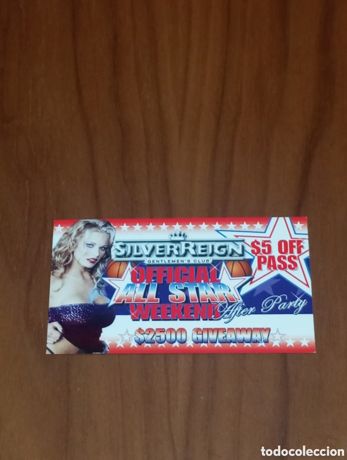 Coleccionismo deportivo: FLYER PUBLICIDAD SILVER REIGNGENTELMEN'S CLUB OFFICIAL ALL STAR WEEKEND AFTER PARTY LOS ANGELES 2004