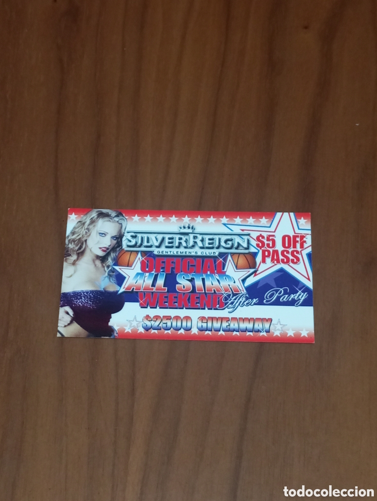 Coleccionismo deportivo: FLYER PUBLICIDAD SILVER REIGNGENTELMEN'S CLUB OFFICIAL ALL STAR WEEKEND AFTER PARTY LOS ANGELES 2004