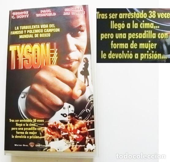 Coleccionismo deportivo: TYSON PEL&Iacute;CULA BIOGR&Aacute;FICA BOXEO MIKE CAMPE&Oacute;N BOXEADOR MICHAEL JAI WHITE GEORGE C. SCOTT DEPORTE VHS