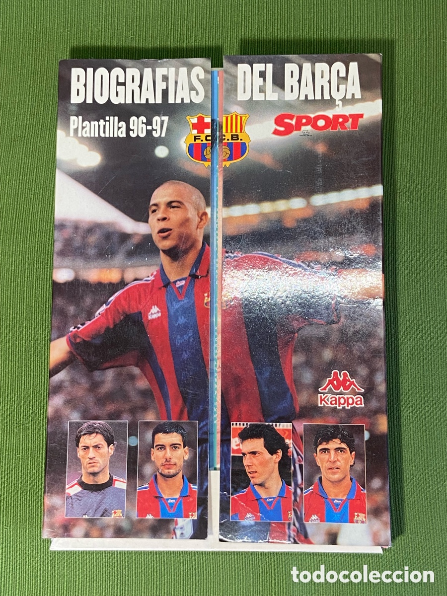 Coleccionismo deportivo: Colecci&oacute;n Biograf&iacute;as del Bar&ccedil;a (f.c. Barcelona) plantilla temporada 96-97. Diario Sport. Coleccionab