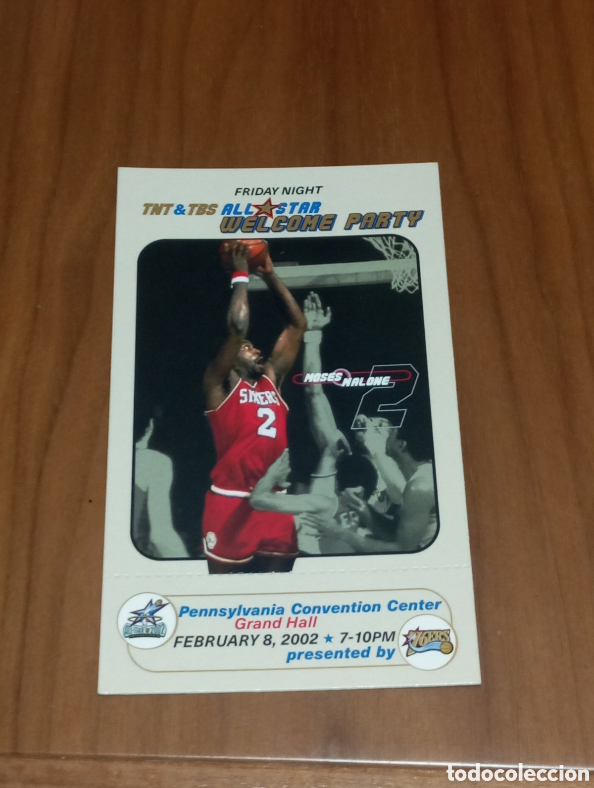 Coleccionismo deportivo: ENTRADA ENTERA NBA ALL STAR FRIDAY NIGHT 2002 PHILADELPHIA TNT Y TBS FIESTA DE BIENVENIDA