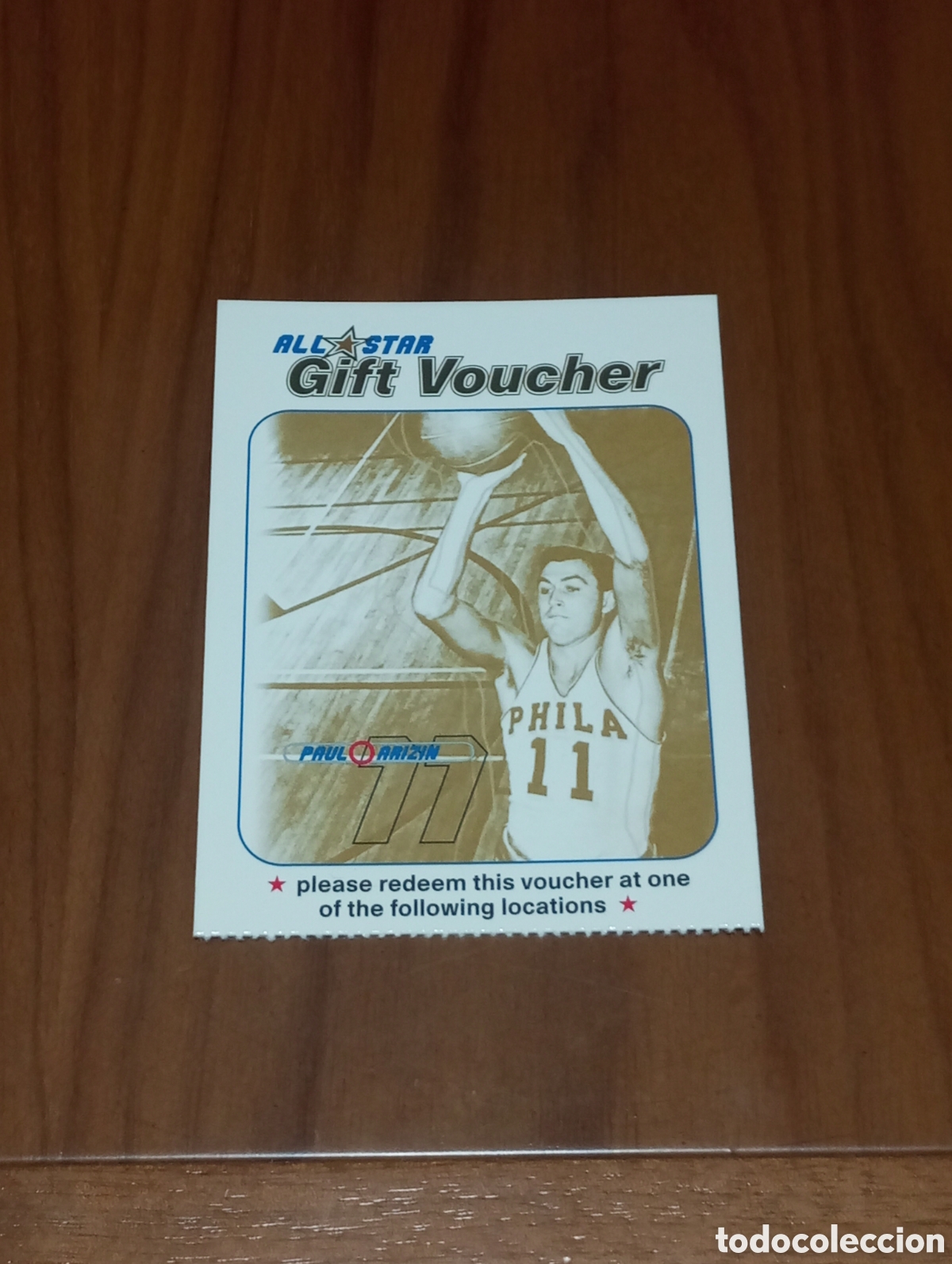 Coleccionismo deportivo: ENTRADA TICKET GIFT VOUCHER NBA ALL STAR 2002 PHILADELPHIA