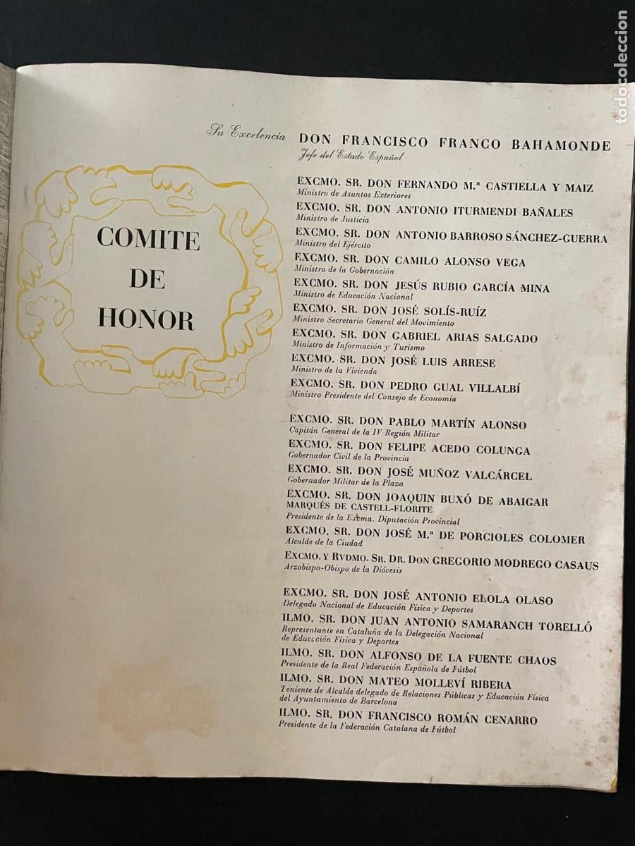 Coleccionismo deportivo: CF BARCELONA (BAR&Ccedil;A) INAUGURACION DEL ESTADIO - PROGRAMA, ILUSTRADO - A&Ntilde;O 1957 - Foto 2