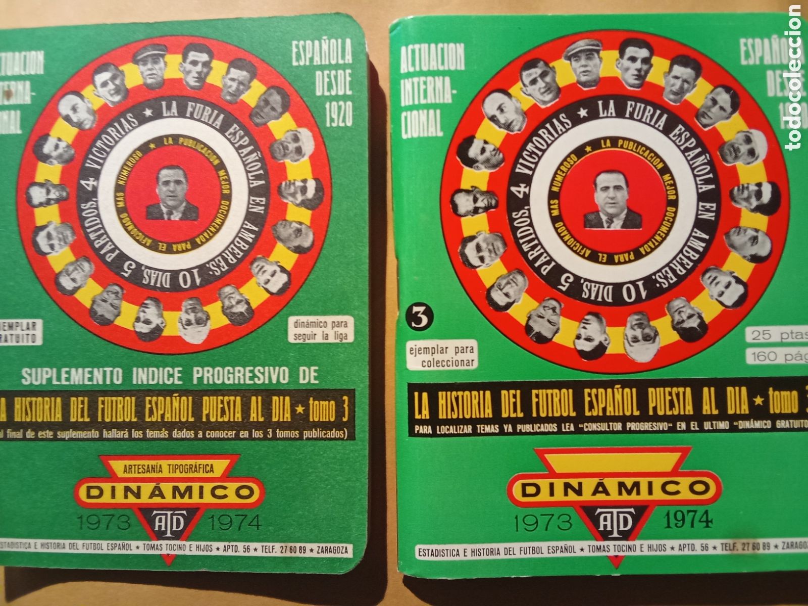 Coleccionismo deportivo: ANUARIO DINAMICO ,ediciones deportivas, 1973/1974 JMJ