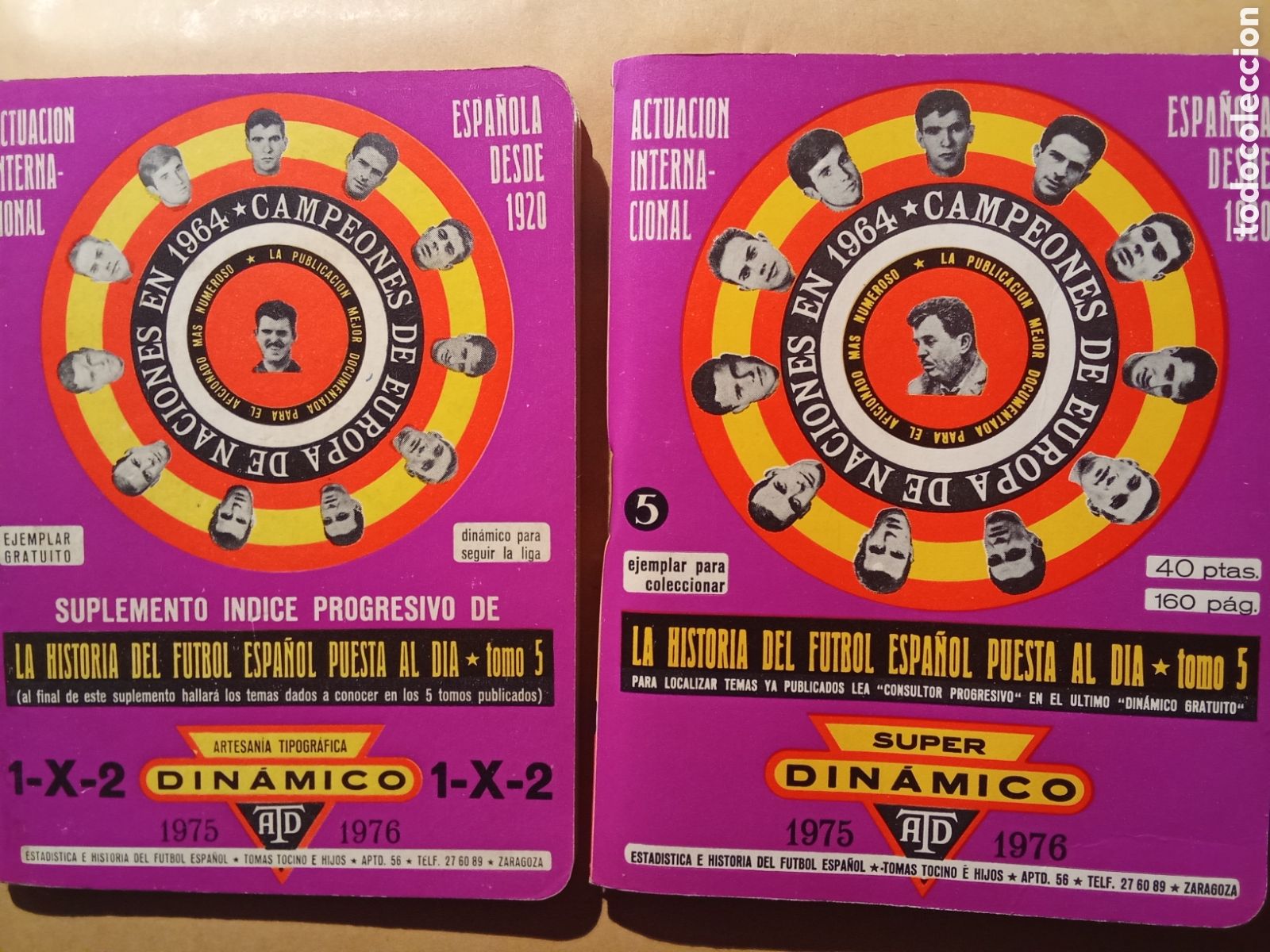 Coleccionismo deportivo: ANUARIO DINAMICO ,ediciones deportivas, 1975/1976 JMJ