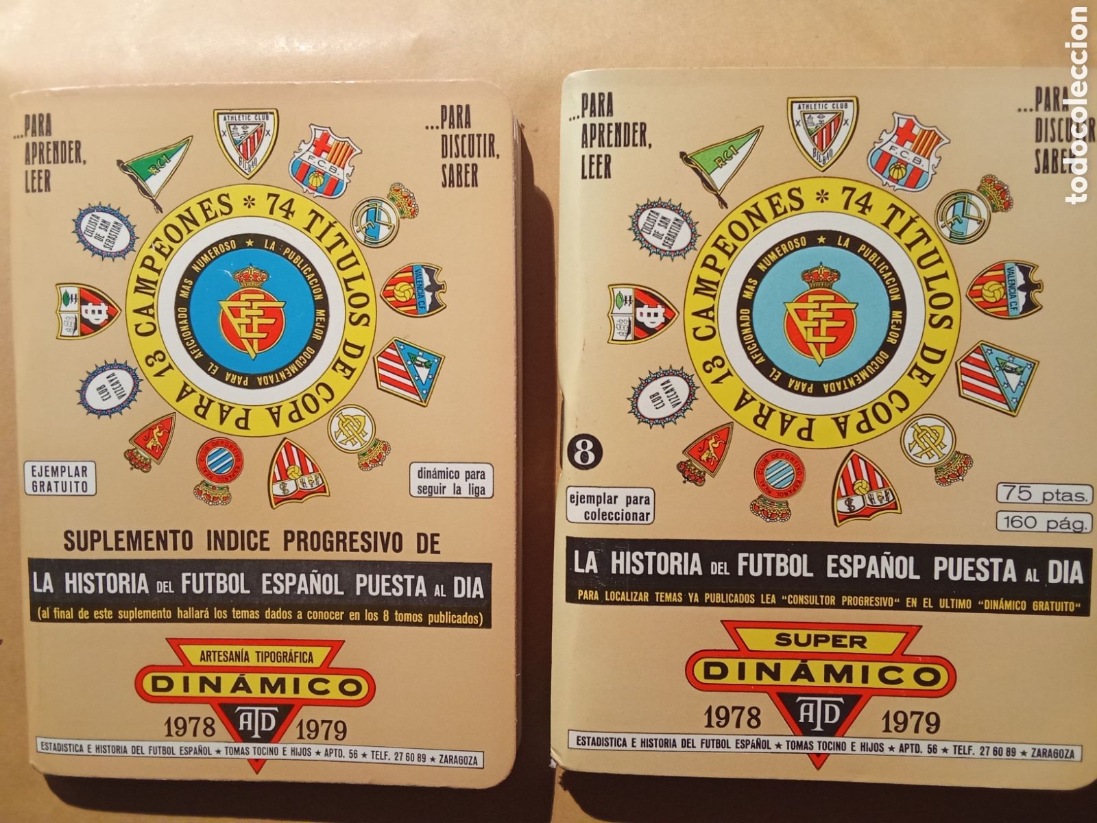 Coleccionismo deportivo: ANUARIO DINAMICO ,ediciones deportivas, 1978/1979 JMJ