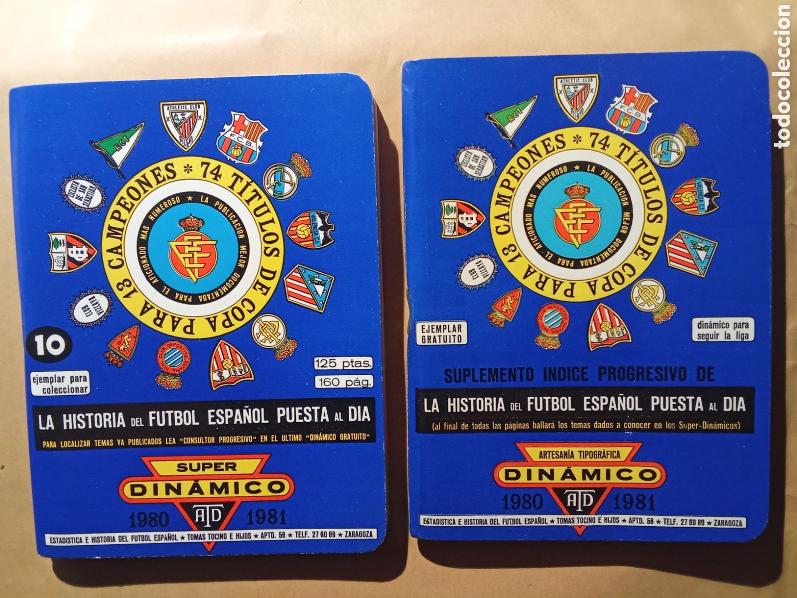 Coleccionismo deportivo: ANUARIO DINAMICO ,ediciones deportivas, 1980/1981 JMJ
