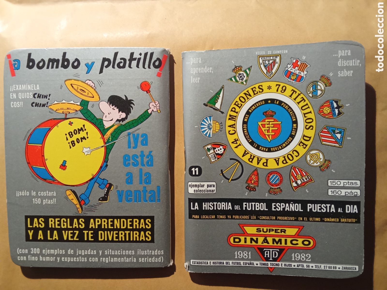 Coleccionismo deportivo: ANUARIO DINAMICO ,ediciones deportivas, 1981/1982 JMJ - Foto 1