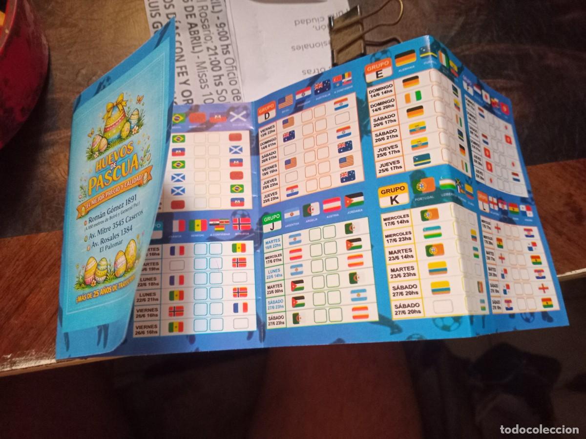 Coleccionismo deportivo: FIXTURE MUNDIAL 2026 -