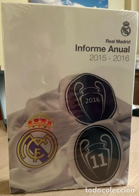 Coleccionismo deportivo: INFORME ANUAL REAL MADRID 2015-2016