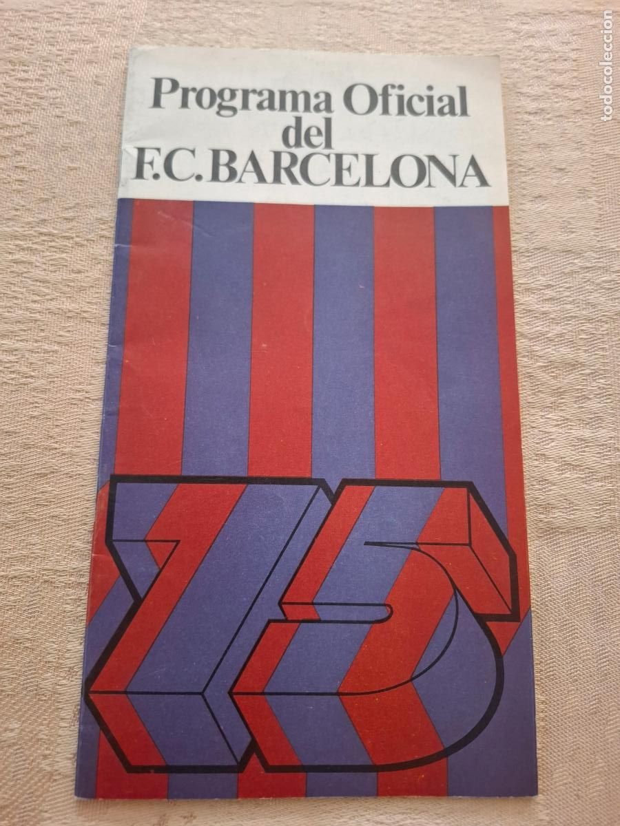 Coleccionismo deportivo: PROGRAMA OFICIAL FC.BARCELONA - REAL BETIS - CAMPIONAT NACIONAL DE LLIGA 1974-75 - n&ordm; 443
