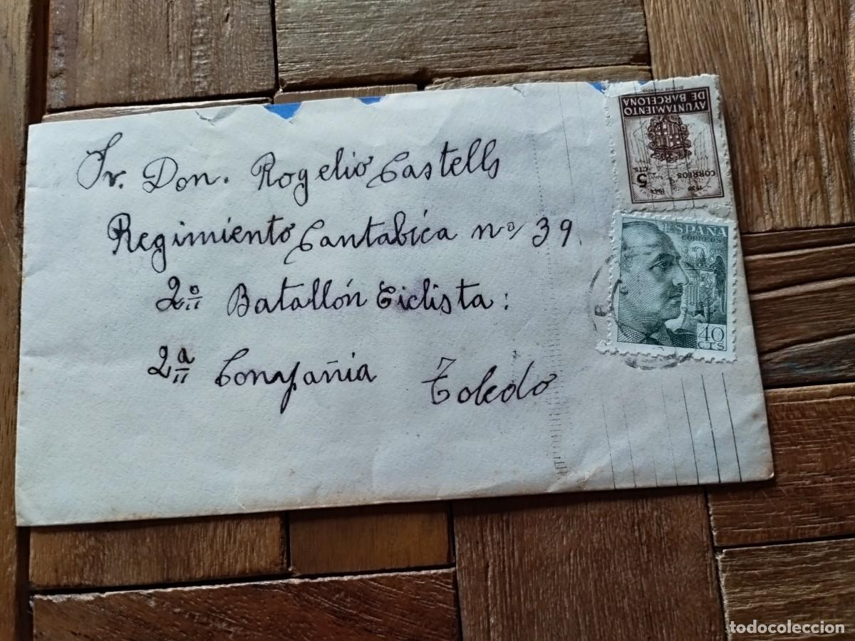Coleccionismo deportivo: Sobre regimiento Cantabria N 39 - Foto 1