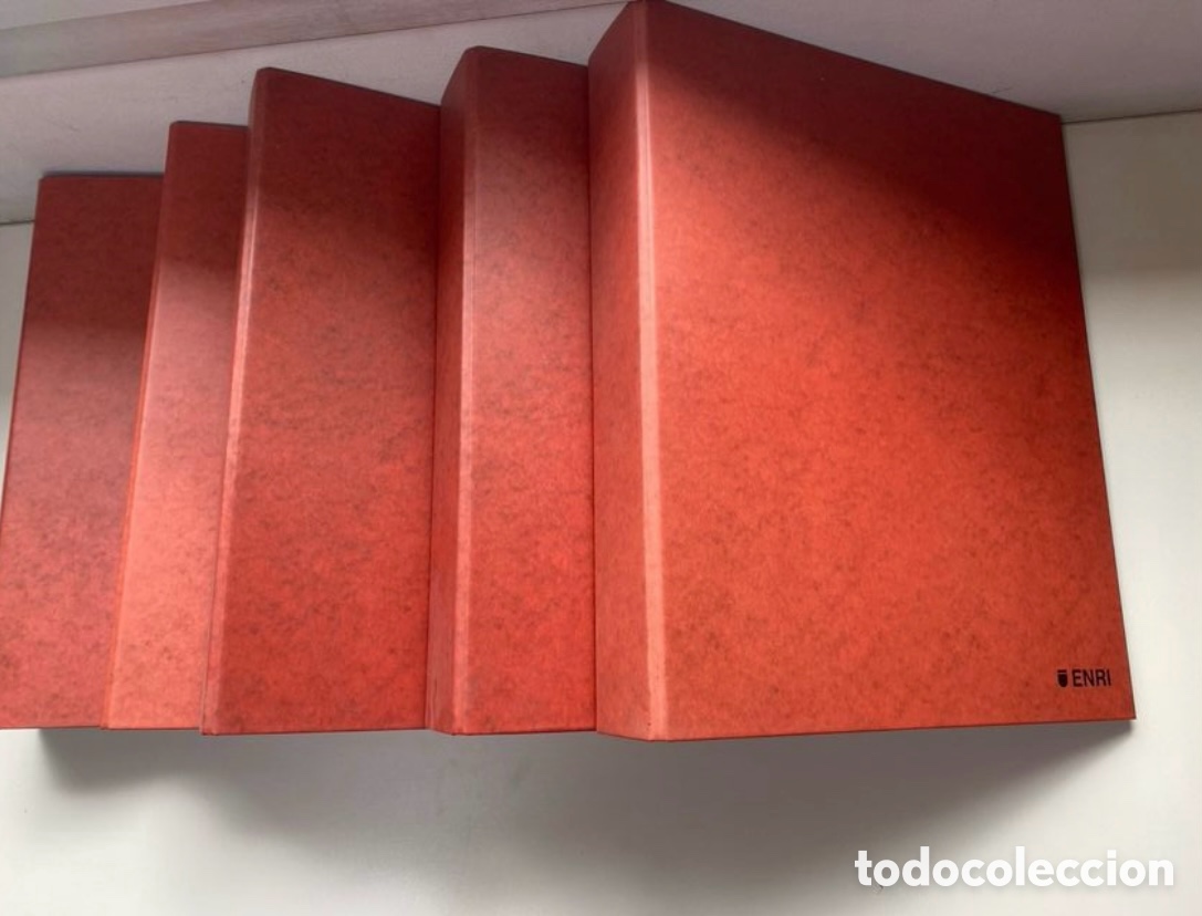 Coleccionismo deportivo: Lote 5 Carpetas Archivadoras Rojas - Foto 2