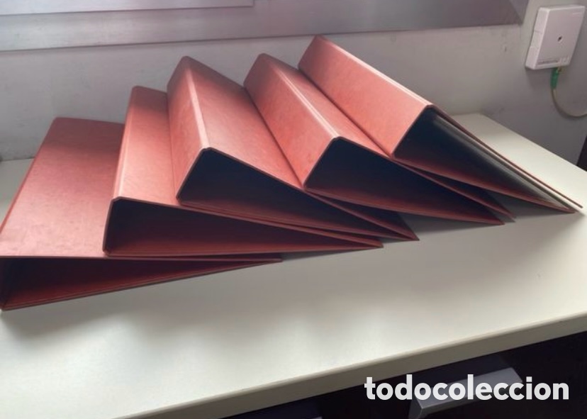 Coleccionismo deportivo: Lote 5 Carpetas Archivadoras Rojas - Foto 3