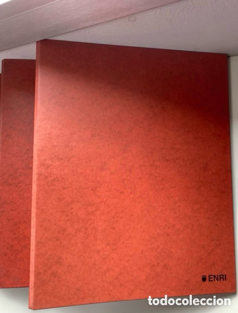 Coleccionismo deportivo: Lote 5 Carpetas Archivadoras Rojas - Foto 4