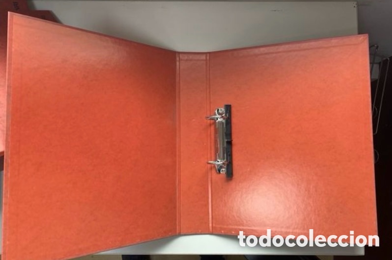 Coleccionismo deportivo: Lote 5 Carpetas Archivadoras Rojas - Foto 5