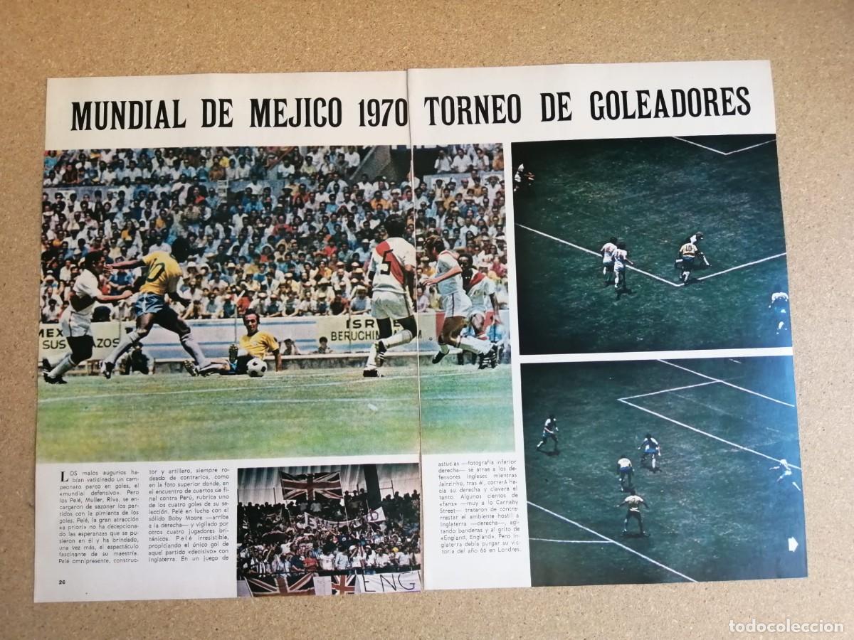 Coleccionismo deportivo: REPORTAJE. MUNDIAL DE MEXICO 1970, TORNEO DE GOLEADORES