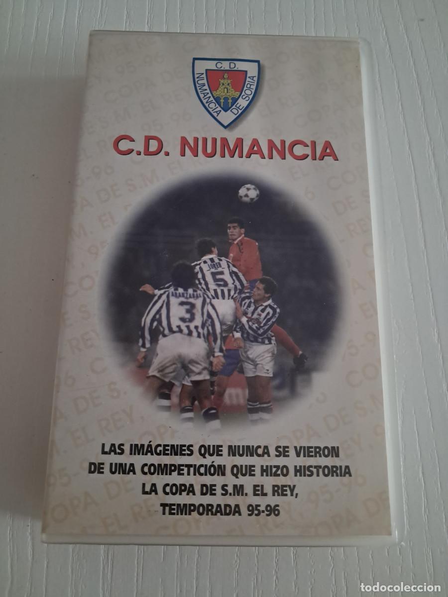 Coleccionismo deportivo: Cinta VHS CD Numancia - Copa del Rey Temporada 95-96