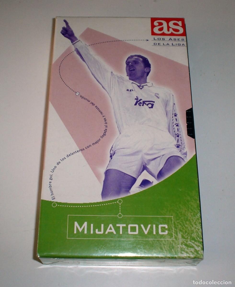 Coleccionismo deportivo: VIDEO VHS DIARIO AS LOS ASES DE LA LIGA: PEDJA MIJATOVIC (REAL MADRID)
