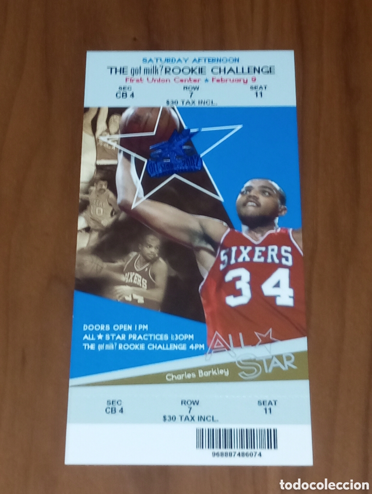 Coleccionismo deportivo: ENTRADA ENTERA NBA ALL STAR SATURDAY AFERNOON 2002 PHILADELPHIA ROOKIE CHALLENGE