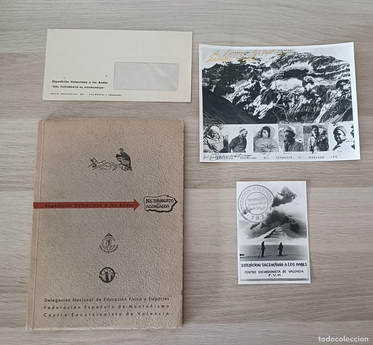 Coleccionismo deportivo: Lote EXPEDICI&Oacute;N VALENCIANA A LOS ANDES 1972, Del Tupungato al Aconcagua, Alpinismo, Monta&ntilde;ismo etc