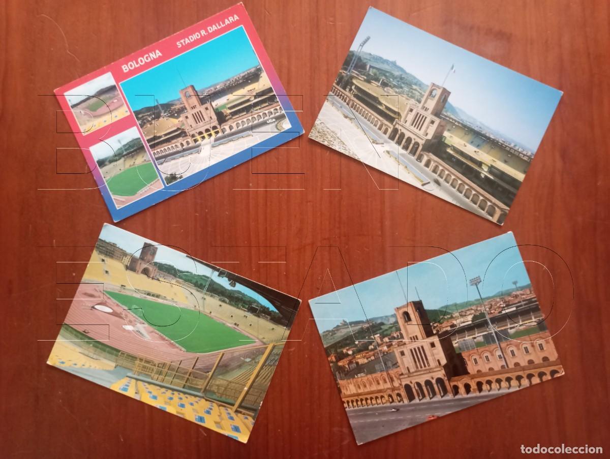 Coleccionismo deportivo: BOLOGNA BOLONIA ESTADIO FUTBOL CALCIO STADIO R DALLARA COLECCION 4 POSTALES NC J9
