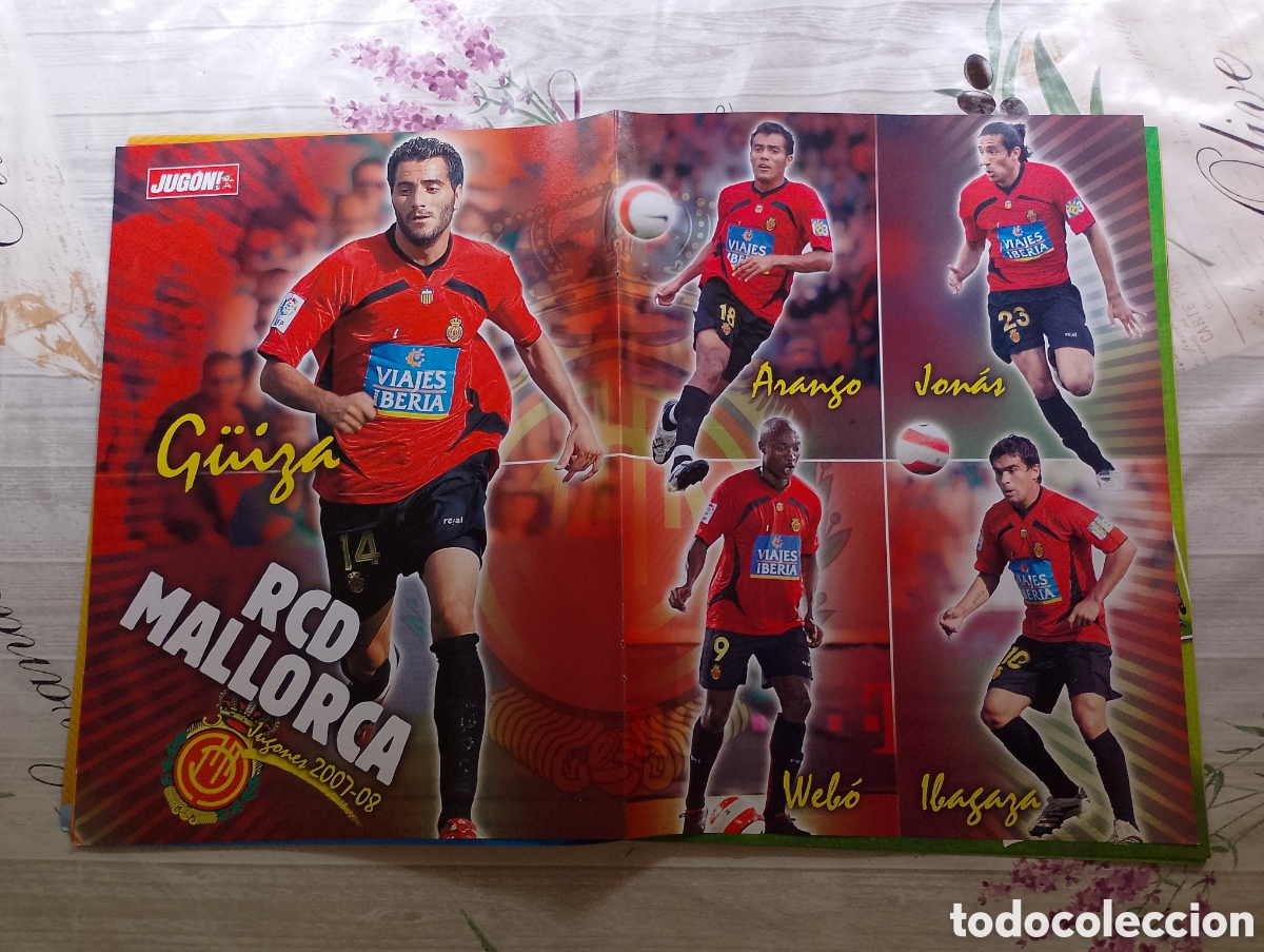 Coleccionismo deportivo: P&oacute;sters RCD Mallorca + Real Murcia