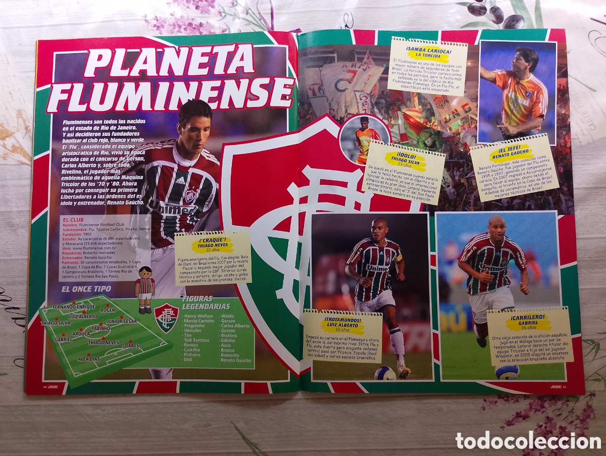 Coleccionismo deportivo: Fluminense FC. Art&iacute;culo de prensa