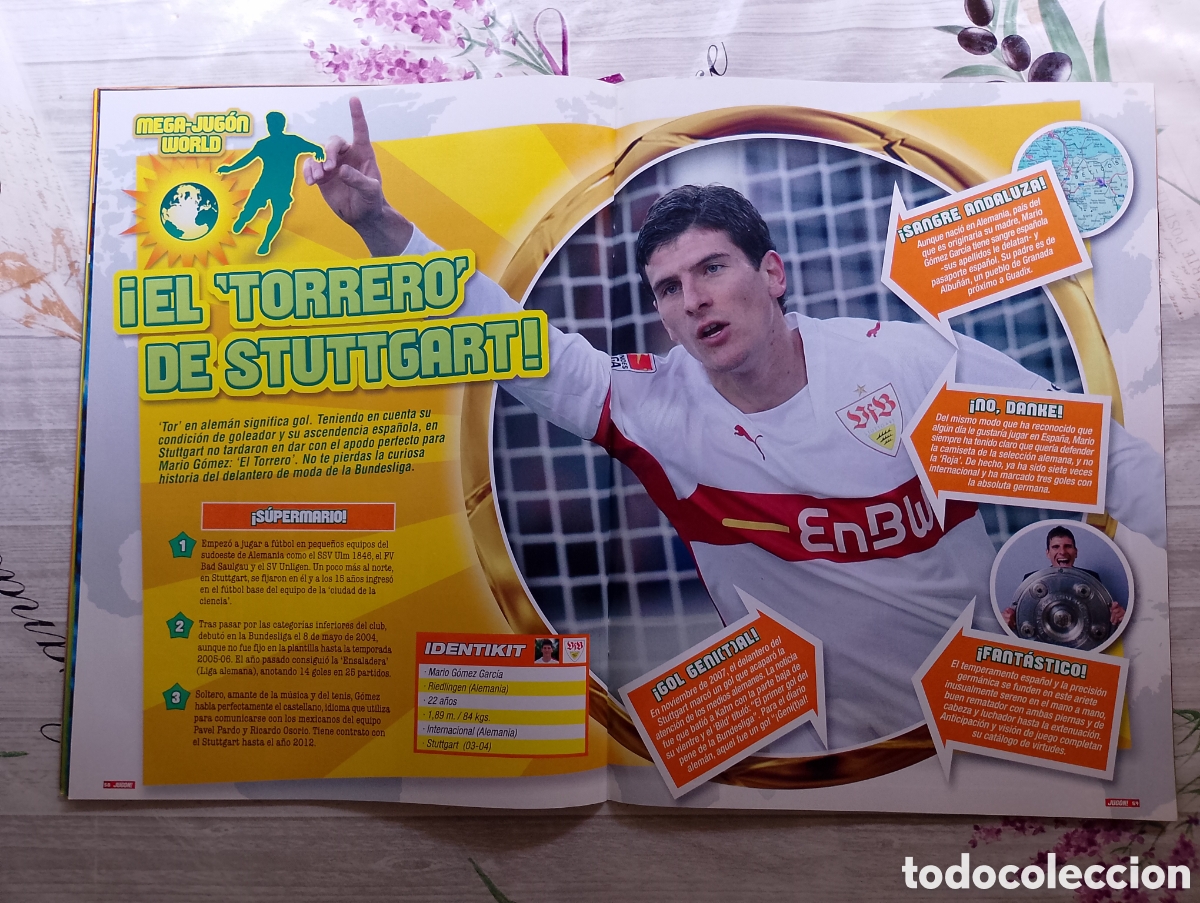 Coleccionismo deportivo: Mario G&oacute;mez. Jugador de f&uacute;tbol. Stuttgart