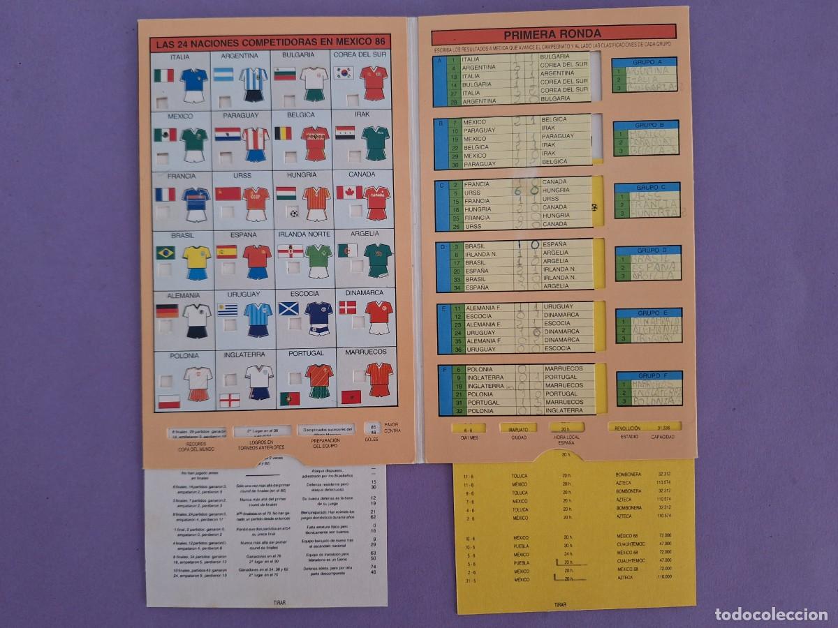 Coleccionismo deportivo: HISTORIA FUTBOL COPA DEL MUNDO 24 NACIONES EN MEXICO 86 OBSEQUIO COLONIA JACQ'S