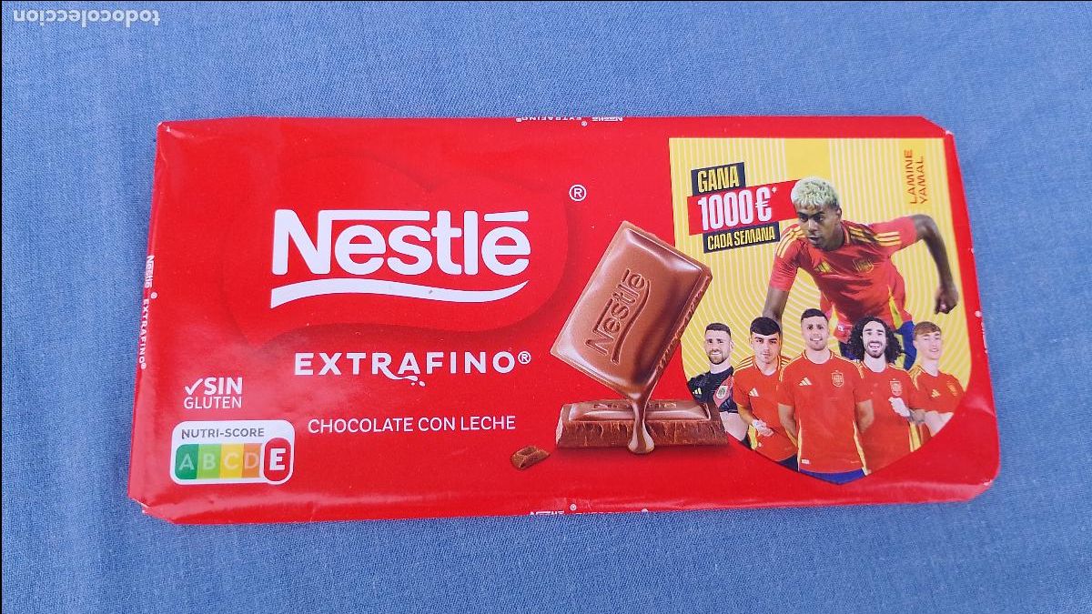 Coleccionismo deportivo: Envoltorio chocolate Nestle coleccionable mundial de f&uacute;tbol 2026 jugador Lamine Yamal